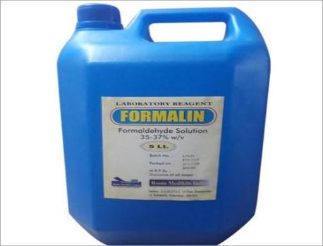 It is used as a disinfectant & preservative in funeral homes & medical laboartories & biological specimens.