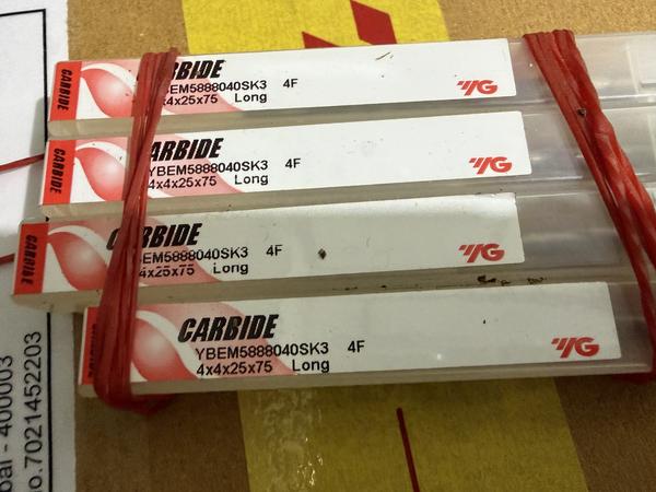 Yg carbide Endmill 4 Flt 4 mm long  product image