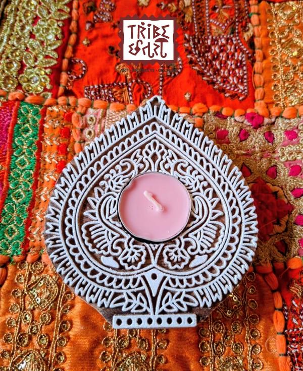 ✨ Light up your festivities with tradition! ✨Wooden Hand Block T-Light HoldersNow available at Tribe Chatari – beautifully handcrafted, rooted in Indian art, and perfect to brighten your home this Festival of Lights. 🪔Bring home the warmth of wood and the charm of traditional craftsmanship. Ideal for décor, gifting, and festive ambience!Visit Tribe Chatari to explore more unique festive treasures. 🌟