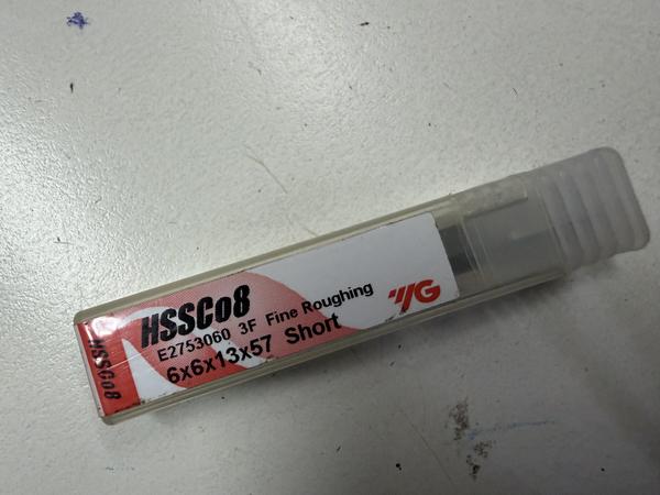Yg hss cobalt 8% 6 mm roughing Endmill  product image