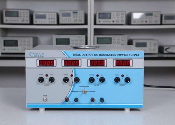 We are the Leading Dual Output DC Regulated Power Manufacturers, Suppliers in Delhi | India Being a successful enterprise, we manufacture and export highest quality of Dual Output DC Regulated Power Supply. This power supply device is a constant voltage and current limit type supply that yields a high regulation power for load & line voltage variation. We design this device under the supervision of our skilled experts by utilizing superior quality of materials in accordance with the industrial quality standards. Further, the Dual Output DC Regulated Power Supply is available at an economic price.Features :-Protection against short circuitOptimum performanceLong life spanDual Output DC Regulated Power SupplyÃ¢â‚¬Å“CROWNÃ¢â‚¬ made DUAL OUTPUT DC REGULATED.  POWER SUPPLY are constant Voltage and Constant Current . type supplies , have high regulation for Load and Line Voltage variation . The supply can be use in independent and tracking mode . The supply are protected against short circuit and over load . The output current can be controlled to any value from 0 to maximum.