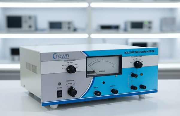 We are the Leading Million Megohm Meter Manufacturers, Suppliers in Delhi | India Backed with rich experience & knowledge, we are considered to be one of the professional manufacturers and exporters of Million Megohm Meter. Our adroit professionals have manufactured all these meters using top most quality of raw materials. This meter is widely used to measure electrical resistance of electronic components such as plastic capacitors, insulators, switches and transformers. Our offered Million Megohm Meter is highly appreciated in the global market due to its remarkable features such as stable performance, drift free operation and accurate readings.