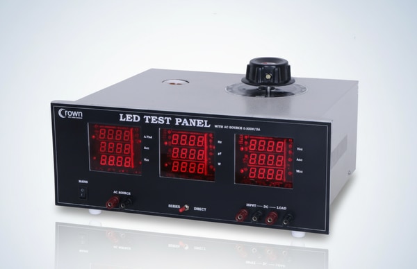 We have gained the fame by manufacturing and exporting excellent Led Test Panel. The offered panel is designed under the expert guidance of technocrats at our advanced production unit by using highest quality materials in compliance with quality standards of the industry. This panel is highly famous in the electronic and electrical industry for using as a testing device of LED. We offer a competitive price to our clients for this Led Test Panel.Features :-Strong construction Excellent performanceLonger life spanWe are the Leading LED TEST PANEL Manufacturers, Suppliers in Delhi | India.