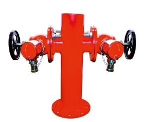 The FIREBELL Four-Way Pillar Hydrant is a robust, high-capacity fire protection solution designed for efficient water distribution during emergencies. Featuring durable construction, multiple outlets, and corrosion-resistant coating, it ensures reliable performance for firefighting and industrial safety applications. Ideal for municipal, commercial, and industrial use, meeting stringent quality standards.