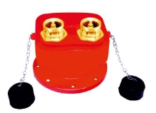 The FIREBELL Double Outlet Landing Valve offers efficient water access for firefighting networks, featuring two brass outlets and robust construction. Its corrosion-resistant body ensures durability and reliability for commercial, industrial, and municipal fire protection systems, providing quick connection and safety during emergencies. Ideal for high-performance and long-lasting fire safety infrastructure.