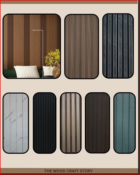 Ahmad WOOD Crafthttps://www.thewoodcraftstory.comCharcoal wall panels are decorative panels made using charcoal material (or charcoal-coloured finishes) used for wall cladding or interior decor. Some features:Feature	DetailsMaterial Types	Composite panels (charcoal + resin/wood/polymer), PS (polystyrene) charcoal panels, WPC/PVC, louvers, fluted or 3D designs. turismodecor.com+3matemart.in+3turismodecor.com+3Finish	Often matte, textured, with 3D effects or grooves. Also finishes like marble-look or colour accents. Plantex E-Commerce Private Limited+2Plantex E-Commerce Private Limited+2Thickness & Size	Several mm thick (6-12 mm common), long strips (5-inch wide × 8-9 ft long) for louver/fluted panels. turismodecor.com+1Properties	Good insulation, sound absorption, moisture resistance, lightweight. Many are fire-resistant / termite-proof / easy to maintain. Plantex E-Commerce Private Limited+1Where to Use / BenefitsAccent Feature Walls: behind TV, bed headboards etc.Offices, Studios: helps with sound & looks professional.Moist Areas if using water-resistant panels (bathrooms / kitchens) but check if product is OK for humid areas.Ceilings, Partitions (if structurally suitable).Exterior use if the material and finish are weather-proof.Things to Watch Out For / Selection TipsCheck moisture resistance (especially in humid climate).Whether fire rating is required.How the panels are fixed/installed — adhesive, mechanical, clips etc.Colour and finish; charcoal is dark, so lighting will affect how it looks.Panel joints / seams: depending on design these may be visible.Maintenance – cleaning, dust, etc.