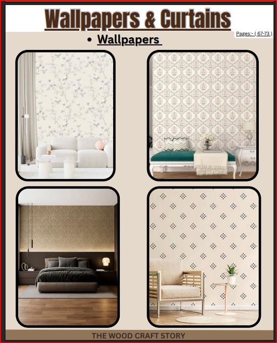 Ahmad WOOD Crafthttps://www.thewoodcraftstory.comWallpapers are ornamental and utilitarian coverings for interior walls, sold in rolls and applied with paste to add color, pattern, or texture. Curtains are fabric panels hung to block light, provide privacy, or add a decorative element to windows and doorways. They work together in home decor to define the mood and style of a room.  WallpapersFunction: Wallpapers are used to cover and decorate interior walls in both residential and commercial buildings. Types: They can be plain, textured, or printed with a repeating pattern or a large, single design. Some wallpapers are also used as “lining paper” to cover minor wall defects. Application: They are typically sold in rolls and are applied to walls using wallpaper paste. Purpose: They can be purely decorative, providing color, pattern, and texture, or they can offer a more hygienic and easily cleaned surface. CurtainsFunction: Curtains are used to cover windows to block light, provide privacy, or serve as a decorative element. Types: Common types include cloth curtains, blackout curtains, and net curtains. They are also known as draperies or, when hung over a doorway, portières. Application: They are hung on a rod or track above a window or doorway. Purpose: They add softness, warmth, and flexibility to a room's decor. They can be chosen to match the room's color scheme and overall style. Synergy between wallpapers and curtainsComplementary design: Wallpapers and curtains are essential elements of home decor that can be combined to create a cohesive and stylish look. Customization: They can be customized to fit a specific room, with options for different fabrics, sizes, and designs to achieve a desired aesthetic and feel. Flexibility: Mixing and matching curtains and blinds, or coordinating curtains with wallpaper, adds depth and flexibility to a room's design