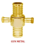 The FIREBELL Gun Metal Hose Connector is designed for robust and leak-free connections in fire safety systems. Made from durable gun metal, it offers outstanding strength and corrosion resistance, ensuring longevity and reliable performance. Perfect for municipal, industrial, and commercial firefighting, it guarantees maintenance-free operation in the toughest conditions.