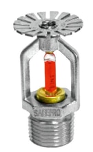 The FIREBELL Upright Fire Sprinkler is designed for fast and reliable fire detection and suppression in commercial and industrial buildings. Featuring a heat-sensitive bulb, it ensures precise activation and even water distribution. Manufactured from corrosion-resistant materials for long-lasting performance and easy installation in automatic fire protection systems.The FIREBELL Upright Fire Sprinkler is designed for rapid and reliable suppression in commercial and industrial buildings. Featuring a heat-sensitive glass bulb for automatic activation and uniform water distribution, it offers durable, corrosion-resistant construction and easy installation. Ideal for fire protection systems requiring efficient and maintenance-free operation for maximum safety.
