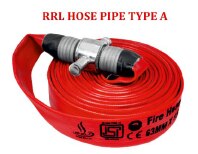 The FIREBELL RRL Hose Pipe Type A is a heavy-duty, high-pressure fire hose constructed from high-quality synthetic fibers with an internal rubber lining. Engineered for durability and flexibility, it provides reliable water delivery in emergency firefighting situations. Ideal for industrial, commercial, and municipal fire safety systems, ensuring consistent, long-lasting performance.