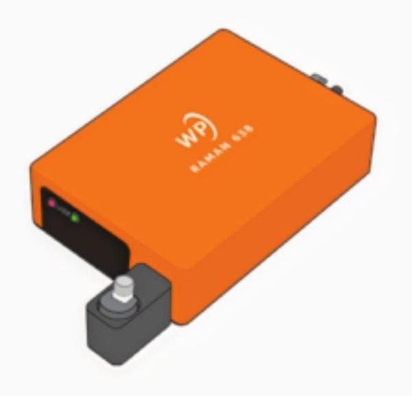 WP X series low f-number Raman spectrometer with range and internal filter set optimized for 638 nm Raman measurements. Fully integrated system includes laser and probe, no external probe or fibers needed.   C = TEC Cooled (-15 deg C), 1k pixel S7031   ILP = Integrated 200 mW  laser and Raman probe   Integrated 25 um slit (default option)