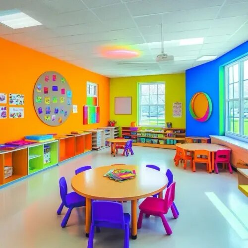 Bright and Fun Playschool Interiors to Inspire Learning product image