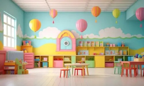 Playschool Interior Design That Combines Fun and Safety product image