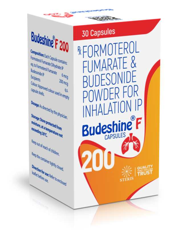 Formoterol Fumarate Dihydrate IP 6 mcg & Budesonide IP 200 mcg