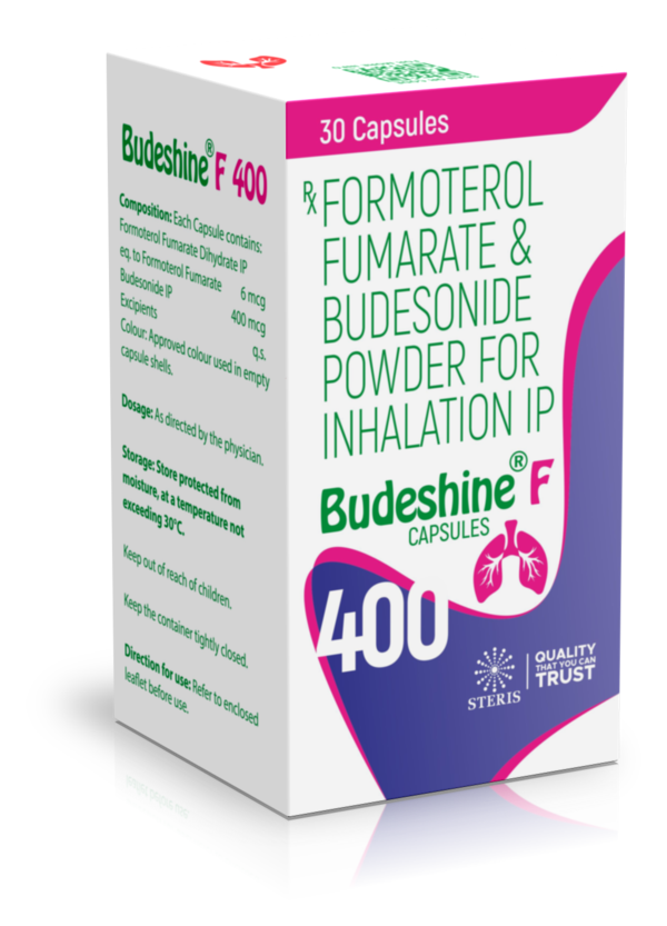 Formoterol Fumarate Dihydrate Ip 6 mcg & Budesonide IP 400 mcg