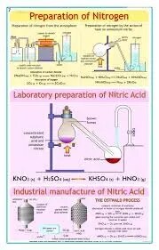 Preparation of Nitrogen & Manufacture Nitric Acid (55x90cm) product image