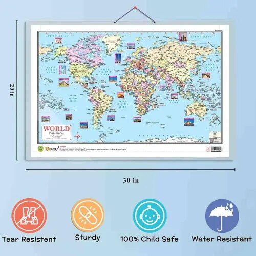 Australia Political Map (100x70cm) product image