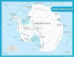 Antarctica Political Map (100x70cm) product image