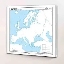 Europe Physical Map (100x70cm) product image