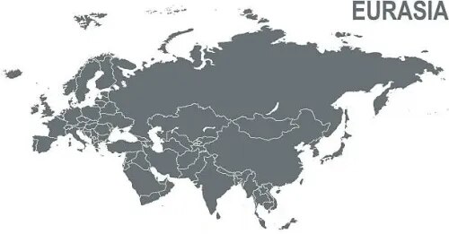 Eurasian Map (100x70cm) product image