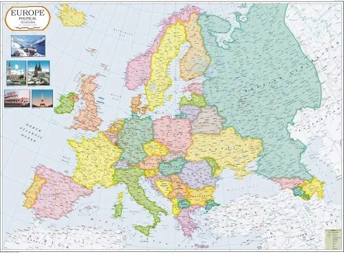 Europe Political Map (100x70cm) product image