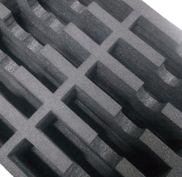 Our ESD EVA foam trays, made from environmentally friendly anti-static foam, deliver reliable protection with features like conductivity, cushioning, shock absorption, heat and moisture resistance, and chemical stability. Non-toxic and non-absorbent, they’re a safe and durable solution for handling sensitive components.ESD EVA Foam Tray – Key Features- Permanent Anti-Static Performance: Stable conductivity unaffected by humidity or environmental conditions- Superior Cushioning & Damping: Closed-cell structure with independent bubble formation- Conductivity Range: Surface resistance between 10^3–10^9 Ω/sq- High Temperature Tolerance: Suitable for elevated thermal environments- Chemical Resistance: Withstands exposure to organic solvents, acids, and other corrosive agents- Non-Corrosive: Safe for sensitive components and packaging- Thermal & Acoustic Insulation: Provides heat and sound resistance- Durable & Wear-Resistant: Maintains integrity under pressure and repeated use- Excellent Secondary Processing: Easy to shape, cut, and fabricate