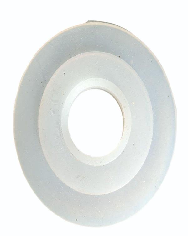 A 3/4-inch siphon washer is a flat, circular seal used in toilet cisterns to prevent leaks between the flush siphon unit and the toilet tank. The 3/4-inch measurement refers to the washer's inner diameter. These washers are most commonly made from silicone or rubber to ensure a waterproof seal.