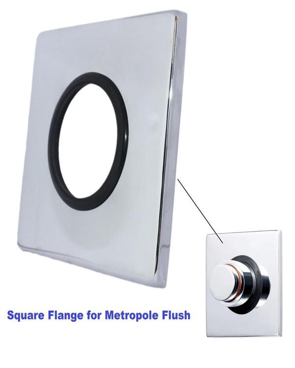 You can find a wide selection of square flush wall flanges, including options for plumbing fixtures and structural applications.These flanges are commonly available in durable, corrosion-resistant materials.These decorative wall flanges are used to create a clean, finished look around water pipes for faucets, shower heads, and flush valves in kitchens and bathrooms. For structural use, square flush wall flanges are used to mount handrails, pipes, and other fixtures to walls. Choose a finish that matches your existing fixtures, such as chrome, or brushed metal.