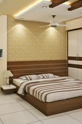 Decorative Gypsum False Ceiling Designs with LED Lighting product image