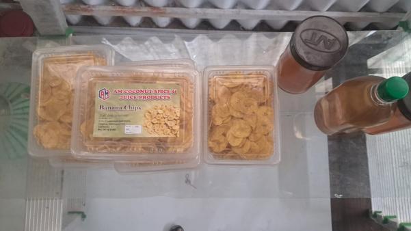 Banana chips are a ready-to-eat snack made from carefully selected, mature raw bananas that are peeled, thinly sliced, and fried or baked until crisp. The chips are typically seasoned with salt or spices to enhance flavor and deliver a crunchy, savory taste. Prepared under hygienic conditions, banana chips retain the natural aroma of banana and offer a light, crispy texture.Packaged in a 1 kg food-grade pouch or container, the product is ideal for household consumption, retail sale, catering, and bulk use. Banana chips provide a convenient, shelf-stable snack option with no need for additional preparation. They are widely enjoyed on their own or served as part of snack mixes, making them a popular choice in both traditional and modern food menus.
