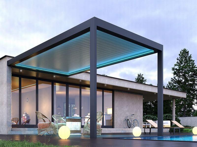 Smart Pergola Systems with Automatic Louvers Chennai product image