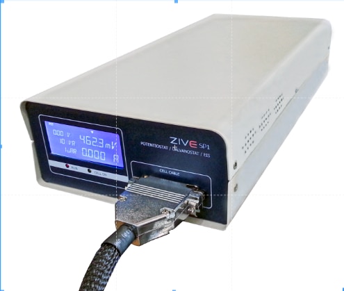 SP1 Electrochemical Workstation. 1MHz, 1 Amp,10Volt compliance Includes following software modules: Energy(Battery) test software package BATe EIS software package EISe Electrochemical analysis software package EASe Corrosion test software package CORe