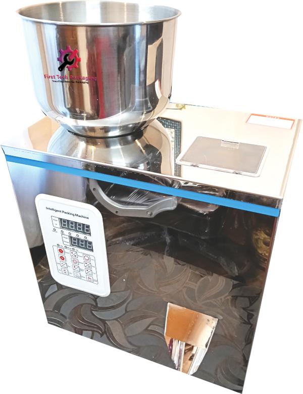 First Tech Packaging, Indore, we have an exclusive range of best quality at low-cost Semi Automatic Weigh Filler for Granules & Powder Weighing & Filling [1gm - 100gm] with highest weighing accuracy.It is the best in segment and highly used in small scale industries to save their time from manual weighing process. Highest Accuracy in Weighing along with Compact Size and also provides ease in process to use in packaging line. 