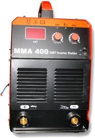 Output Current	400 AmpRated Input capacity	17.7 KVABramd Name	HarshModel No	MMA400KTechnology	IGBTFrequency	60HzPhase	1 PhaseWeight	11KgDimension	450 x 240 x 398 mmElectrode Diameter	3.15mmNo Load Voltage	28 VEfficiency (%)	0.85Input Voltage	AC380 V+-15%High Performance Output: The Harsh MMA400K delivers powerful and stable welding performance, supporting up to 400 amps, suitable for heavy-duty welding tasks.Advanced Inverter Technology: Equipped with modern inverter technology for improved efficiency, reduced power consumption, and consistent arc stability.User-Friendly Design: Features an easy-to-operate interface with digital display, adjustable current settings, and thermal overload protection for safe operation.Durable & Portable: Built with a robust metal body for durability, yet compact and lightweight enough for easy transport across job sites or workshops.