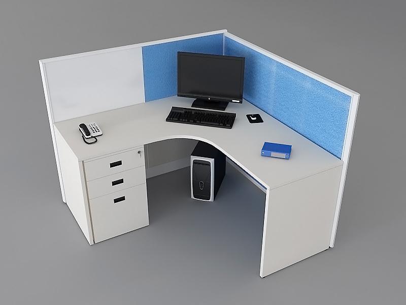 PANEL BASED L SHAPE WORKSTATION NON SHARING