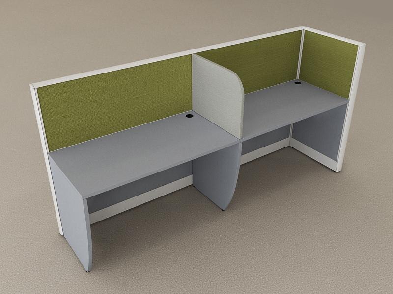 PANEL BASED LINEAR NON SHARING WORKSTATION