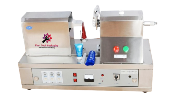 First Tech Packaging, Indore, We have an exclusive range of High-Quality at Low-Cost Semi Automatic Ultrasonic Plastic Tube Sealer. Highly recommended for Cosmetic and Pharma Industries. 