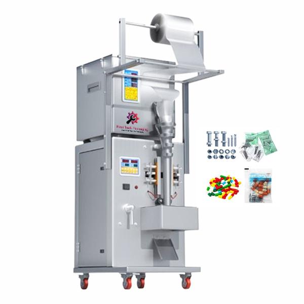 First Tech Packaging, Indore, We have an exclusive range of High-Quality at Low-Cost Automatic FFS Machine for Fasteners and Camphor Tablets Pouch Packaging with 240mm Bagger Size.