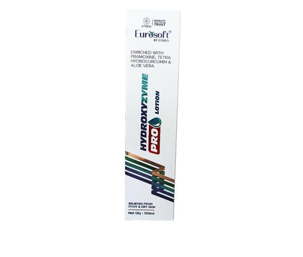 Hydroxyzyme Pro Lotion from Steris Healthcare stands out as a versatile skincare essential, crafted to deliver intense hydration, soothing relief, and healing for irritated and dry skin. This non-greasy formula combines natural extracts like Aloe Vera with scientifically backed ingredients such as Pramoxine Hydrochloride, calamine powder, glycerin, and Tetrahydrocurcumin, making it ideal for daily use on face, body, or sensitive areas. Whether battling dryness from environmental factors, rashes, itchiness, or minor irritations, Hydroxyzyme Pro Lotion restores skin's natural balance, promoting a soft, glowing complexion without heaviness.Product Description and Key IngredientsHydroxyzyme Pro Lotion features a powerhouse blend designed for comprehensive skin care. Aloe Vera extract provides deep soothing and regenerative properties, while light liquid paraffin, glycerin, and dimethicone lock in moisture for lasting hydration. Calamine powder cools and calms redness, Pramoxine Hydrochloride targets itchiness effectively, and Tetrahydrocurcumin offers anti-inflammatory benefits alongside bentonite for oil control. These components work synergistically to form a protective barrier, shielding skin from pollutants and aiding natural repair processes. Available in a convenient 100 ml bottle, this lotion absorbs quickly, leaving no residue, and suits all skin types, including sensitive ones.The lotion's lightweight texture makes it perfect for morning and night routines. Apply a small amount to clean, dry skin, gently massaging until absorbed. For best results, use consistently to maintain skin's moisture levels and prevent flare-ups. Steris Healthcare ensures this product meets high-quality standards, free from harsh chemicals, making it a reliable choice for long-term skincare.Uses of Hydroxyzyme Pro LotionHydroxyzyme Pro Lotion excels in addressing multiple skin concerns, serving as a go-to for hydration and relief. Primarily, it treats dry, rough skin by replenishing lost moisture, ideal for winter dryness or post-sun exposure. It soothes irritations from rashes, eczema, minor allergies, or insect bites, providing instant cooling comfort. Users with acne-prone skin benefit from its gentle exfoliation via hydroxy acids, which unclog pores without causing breakouts. Additionally, it supports healing of sunburns, reduces inflammation from daily stressors, and evens skin tone for a brighter appearance. As a pro lotion for glowing skin, it enhances facial radiance, making it suitable for makeup prep or standalone glow enhancement.This lotion proves versatile across body areas—face, hands, elbows, or legs—tackling roughness and dullness effectively. For those with sensitive skin conditions, it offers non-comedogenic relief, preventing further irritation while promoting regeneration. Regular application helps manage chronic dryness, post-shave irritation, or environmental damage from pollution and UV rays.Key Benefits of Hydroxyzyme Pro LotionDeep Hydration: Glycerin and emollients penetrate layers for all-day moisture, combating flakiness and tightness.Instant Soothing: Aloe Vera and calamine reduce redness and inflammation, calming irritated skin within minutes.Itch Relief: Pramoxine Hydrochloride blocks itch signals, offering quick comfort from scratches or allergies.Skin Brightening and Texture Improvement: Tetrahydrocurcumin and hydroxy acids fade dark spots, smooth roughness, and boost glow.Protective Barrier: Antioxidants shield against free radicals, strengthening skin's defense for long-term health.Anti-Aging Support: Regular use minimizes fine lines by improving elasticity and hydration levels.Safe for Sensitive Skin: Gentle, non-greasy formula prevents acne and suits daily use without clogging pores.These benefits make Hydroxyzyme Pro Lotion a multi-tasker, delivering visible improvements in hydration and comfort often within a week, with optimal results in 4-6 weeks of consistent use.Side Effects of Hydroxyzyme Pro LotionHydroxyzyme Pro Lotion uses skin-safe ingredients, minimizing risks for most users. However, mild reactions can occur, especially with first-time use or sensitive skin. Common side effects include temporary redness, slight stinging on application, or dryness if overused. Rarely, allergic responses like rash or increased itching may appear in those sensitive to Aloe Vera or Pramoxine. Discontinue use if severe irritation develops and consult a dermatologist. Patch test on a small area before full application to avoid issues. No major systemic effects reported due to its topical nature.Precautions include avoiding broken skin, eyes, or mucous membranes. Not for internal use. Pregnant or breastfeeding individuals should seek medical advice. Store in a cool, dry place away from sunlight.How Hydroxyzyme Pro Lotion Works: MechanismThe lotion's efficacy stems from its layered action. Hydrators like glycerin draw moisture into cells, while emollients seal it in. Soothing agents calm nerve endings and reduce histamine response for itch relief. Anti-inflammatories like Tetrahydrocurcumin inhibit pathways causing swelling, and mild exfoliants remove dead cells for renewal. This creates a cycle of repair, protection, and rejuvenation, enhancing skin barrier function over time.Dosage and Usage GuidelinesApply a thin layer to affected areas 2-3 times daily after cleansing. For face, use sparingly morning and night. Combine with sunscreen during day use. Results build with consistency—no rinsing needed.ConclusionHydroxyzyme Pro Lotion by Steris Healthcare transforms skincare routines with its potent hydration, soothing power, and healing benefits, making it indispensable for dry, irritated skin. From instant itch relief to long-term glow, it delivers safe, effective results for healthier skin. Incorporate it today for supple, radiant skin that feels as good as it looks.