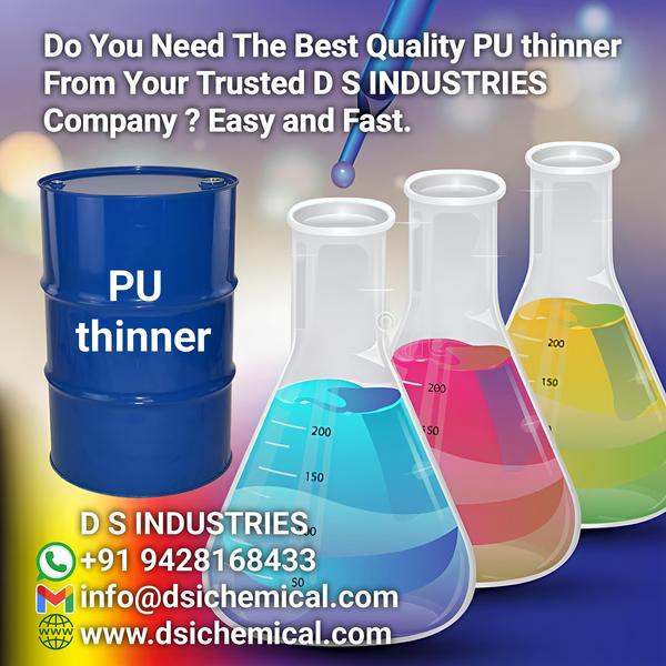 PU Thinner refers to a type of solvent used primarily with polyurethane coatings. Polyurethane (PU) coatings are commonly used in various industries for their durability and resistance to chemicals, abrasion, and weathering. PU Thinner is used to adjust the viscosity of polyurethane coatings, making them easier to apply and ensuring a smooth finish. Thinning the polyurethane also helps in controlling the drying time and improving the flow and leveling properties of the coating. It's essential to follow manufacturer recommendations for the correct type and amount of thinner to use to maintain the desired properties of the polyurethane coating. Additionally, proper ventilation and safety precautions should always be observed when working with solvents like PU Thinner.