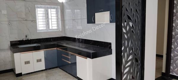 Interior modular kitchen shutters and trending design interior job work, 2d cnc design, profile shutter, glass fitting and all kinds of job work