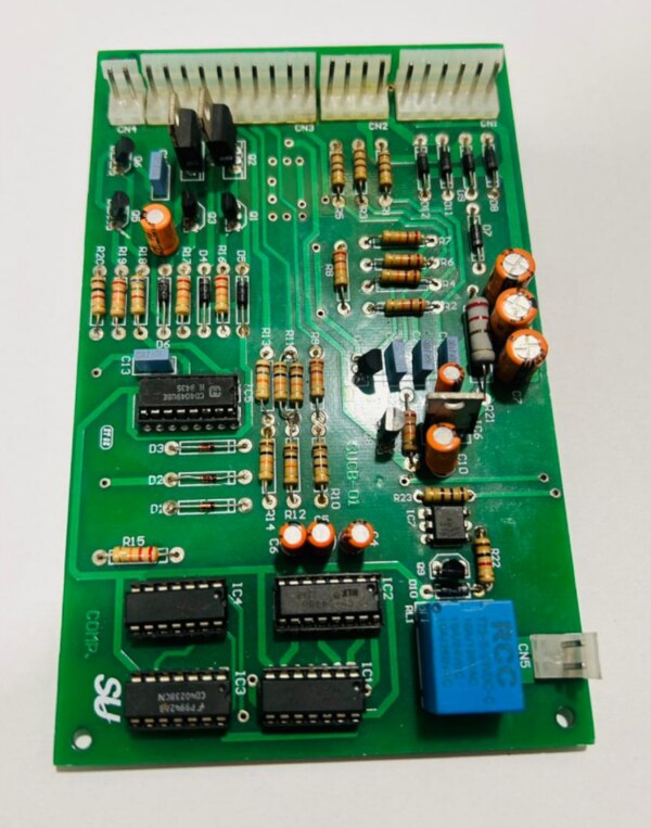 Material	PVC And AluminumUsage	Use In Ultrasonic Welding MachineVoltage	220 VFrequency	60 HzBase Shape	RectangleBase Size	9x4 Inch (LxW)An Ultrasonic Machine Control Card, often referred to as an ultrasonic control board or ultrasonic generator, is a crucial component in ultrasonic welding machines or other ultrasonic equipment.
