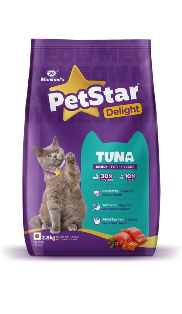 PetStar Adult Cat Food Tuna Flavour In 2.8kg