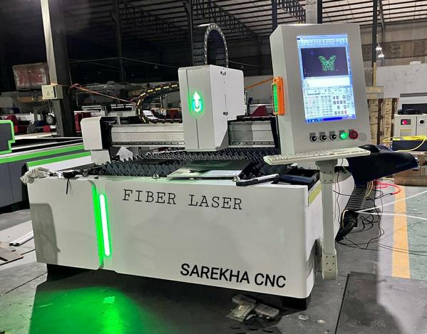 Fiber laser sheet metal cutting machine | Sarekha CNC Sarekha CNC trusted Fiber Laser Sheet Metal Cutting Machine Manufacturer in India, offering advanced laser cutting solutions for high-precision and high-speed metal processing. Our fiber laser cutting machines are engineered to deliver excellent cutting accuracy, smooth edges, and maximum productivity for industrial applications.These machines are widely used for cutting stainless steel, mild steel, carbon steel, aluminum, brass, copper, and galvanized sheets with superior efficiency and minimal material wastage.