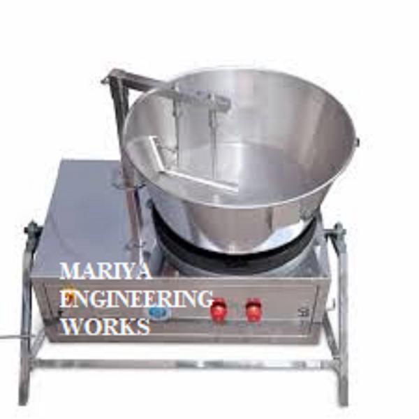 Halwa Making Machine is a specialized food processing machine designed to automate the traditional halwa cooking process while maintaining authentic taste, texture, and aroma. It is widely used in sweet manufacturing units, confectionery industries, temples, catering services, and commercial kitchens to produce various types of halwa such as carrot halwa, wheat halwa, bottle gourd halwa, besan halwa, and fruit halwa in large quantities.