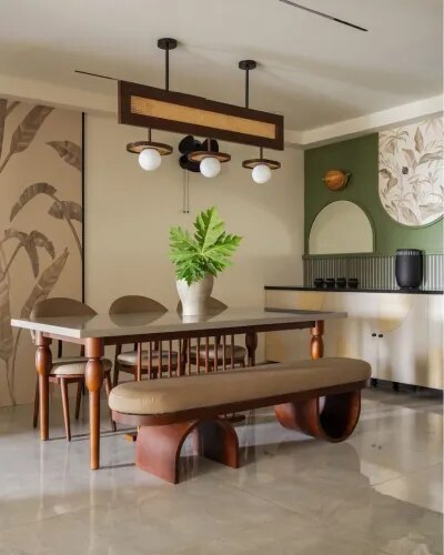 Modern Dining Room Interior Ideas for Apartments in Chennai product image