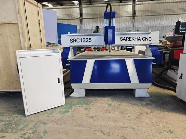 CNC Router machine wood carving SRC1325 | Sarekha CNC Sarekha CNC -CNC Router Machine for Wood Carving is an advanced, computer-controlled woodworking solution designed for precision carving, engraving, cutting, and 3D woodwork. It is widely used in furniture manufacturing, temple carving, interior decoration, doors, panels, handicrafts, and signage industries. With high accuracy and smooth motion control, this machine delivers excellent surface finish, repeatable quality, and high production efficiency.As a leading CNC Router Machine Wood Carving Manufacturer in India, we supply heavy-duty machines built for continuous industrial use and export standards