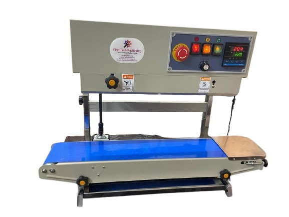 First Tech Packaging, Indore, we have an exclusive range of Best-Quality Heavy-Duty Band Sealer Machines.

Suitable for Long-Run use for High-Volume Production [This machine can be used 8-10 Hours Continuously] and Heavy-Duty Machine with Long-Machine Life. 