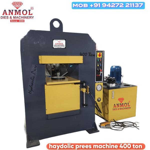 400 Ton Hydraulic Press Machine Manufacturer | Anmol Dies & MachineryHigh-Performance 400 Ton Hydraulic Press for Jewellery, Industrial & Heavy Duty Applications.Manufactured by Anmol Dies & Machinery – Since 2000#400TonHydraulicPress#AnmolHydraulicPress#HydraulicPressMachine#AnmolDiesAndMachinery#IndustrialHydraulicPress#JewelleryHydraulicPress#HeavyDutyPress#HydraulicPressIndia#PressMachineManufacturer#AhmedabadMachinery#GIDCKathwada#MakeInIndia#MetalFormingMachine#HydraulicMachinery#PowerPressMachine