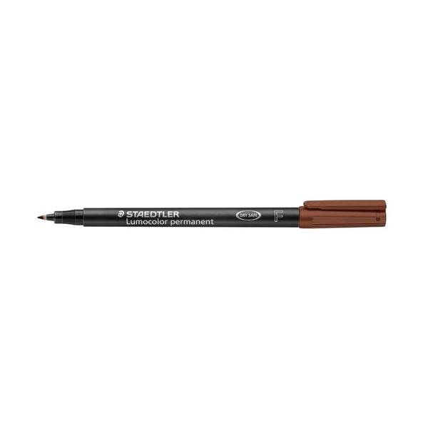 Staedtler Lumocolour Permanent Marker Fine Line Width - BROWN 